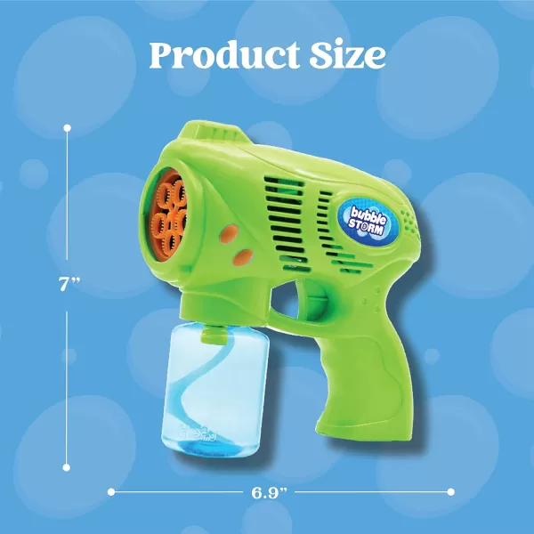 JOYIN 2 Bubble Guns with 2 Bottles Bubble Refill Solution Bubble Machine Gun for Kids Toddlers Bubble Blaster Party Favors Summer Outdoors Activity Wedding Easter Birthday GiftBluegreen