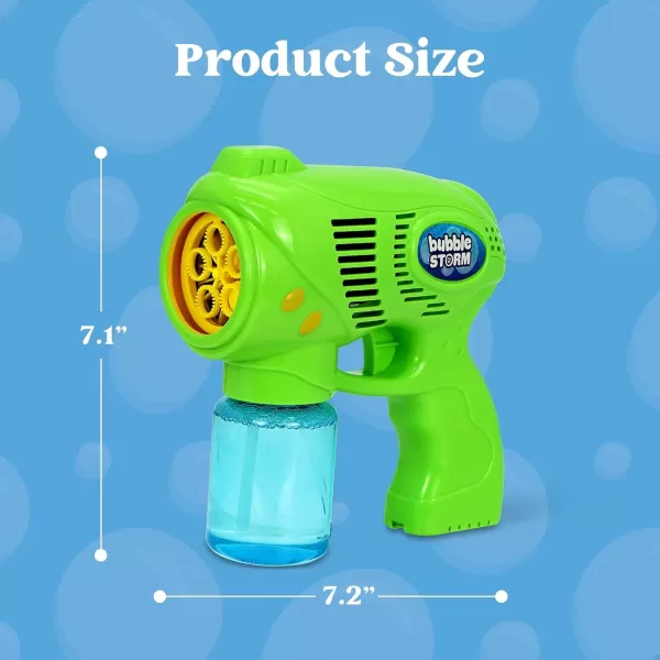 JOYIN 3 Packs Bubble Guns with Rich Bubbles Automatic Bubble Maker Blower Machine with 3 Bubble Solutions for Kids Bubble Party Favors Summer Toy Birthday Outdoor ampamp Indoor Activity EasterSolid