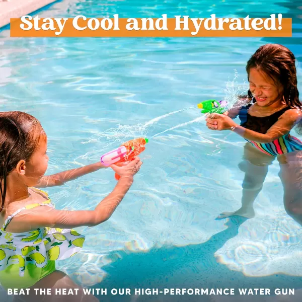 Sloosh 6Pcs Water Guns for Kids Squirt Guns Water Blaster Pool Toys for Boys Girls Summer Gifts for Party Favors Outdoor Water Fighting Toys