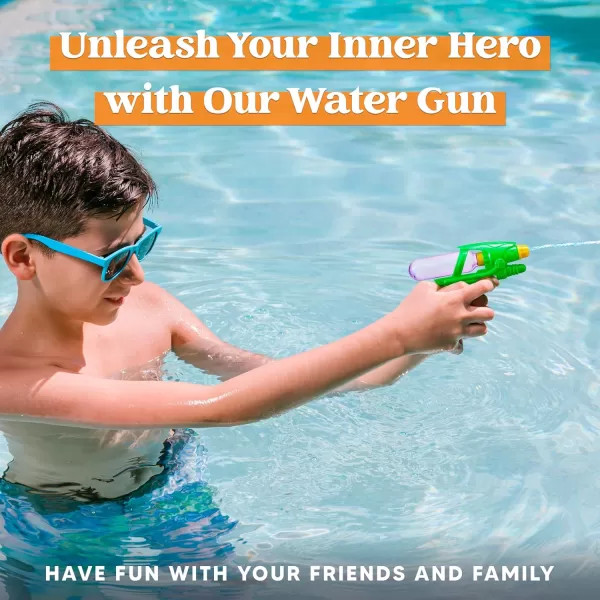 Sloosh 6Pcs Water Guns for Kids Squirt Guns Water Blaster Pool Toys for Boys Girls Summer Gifts for Party Favors Outdoor Water Fighting Toys