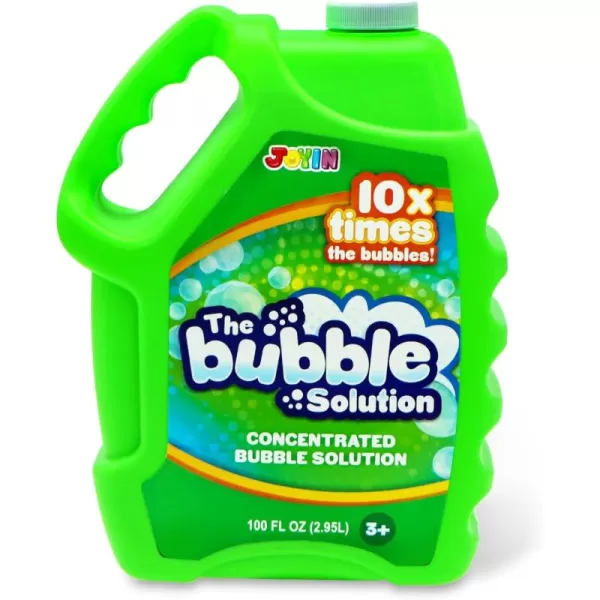 JOYIN 100 Oz Concentrated Bubble Solution up to 8 Gallon for Large Party in Summer Celebrations Party Favor Bubble Summer Toy Classroom Prizes Easter BlueGreen