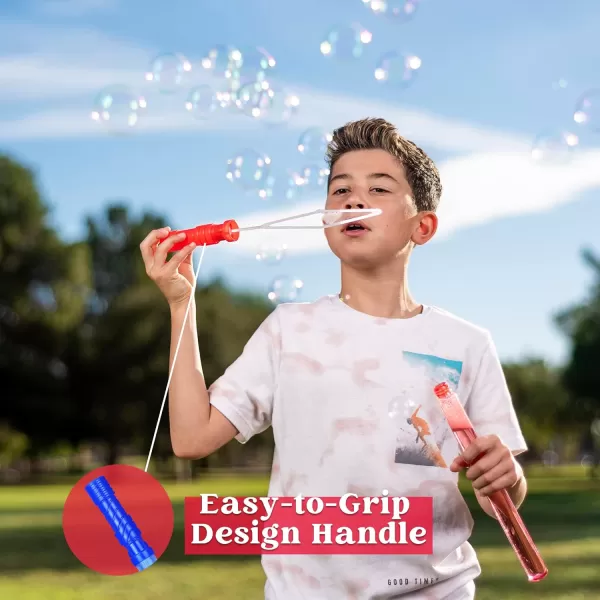 JOYIN 146quot Big Bubble Wand Set18 Pack 9 Colour with Concentrated Bubble Solution Refills Giant Bubble Wands Toy for Kids Birthday Summer Toy Party Favors Outdoor Activity Bathroom Bath Toys