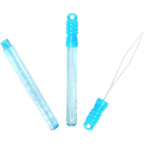 JOYIN 24 Pack 10 mid Bubble Wands Assortment 6 Colors Bubble Wands 3 OZ Party Favors Kids Summer Toys Outdoor Play Toys Games Christmas Birthday Party