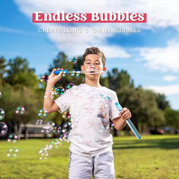 JOYIN 24 Pack 146 Big Bubble Wands Bulk 2 Dozen for Summer Toy OutdoorIndoor Activity Use Easter Bubbles Party Favors Supplies for KidsLeaf