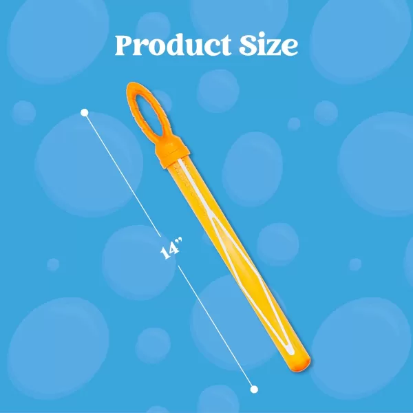 JOYIN 24 Pack 146 Big Bubble Wands Bulk 2 Dozen for Summer Toy OutdoorIndoor Activity Use Easter Bubbles Party Favors Supplies for KidsLeaf