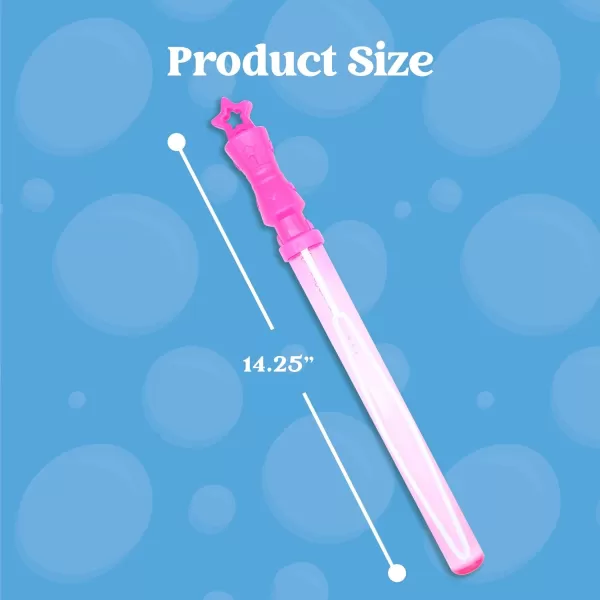 JOYIN 24 Pack 146 Big Bubble Wands Bulk 2 Dozen for Summer Toy OutdoorIndoor Activity Use Easter Bubbles Party Favors Supplies for KidsStarCircle