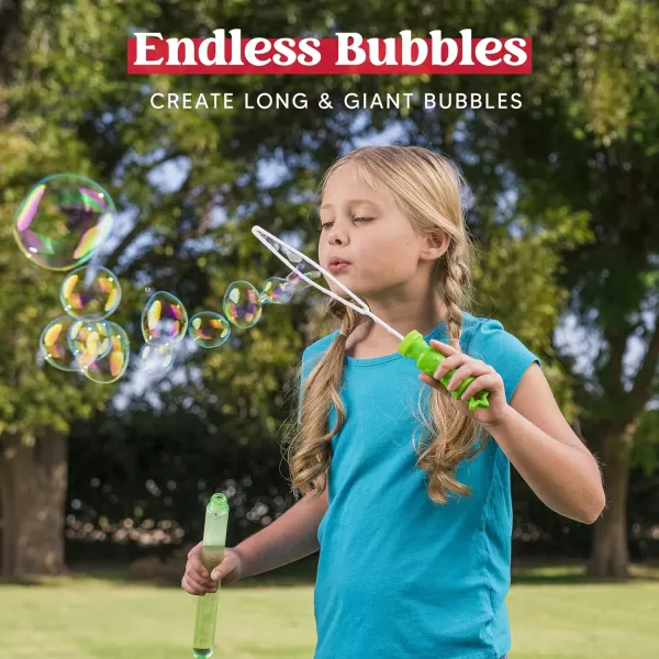 JOYIN 24 Pack 146 Big Bubble Wands Bulk 2 Dozen for Summer Toy OutdoorIndoor Activity Use Easter Bubbles Party Favors Supplies for KidsStarCircle