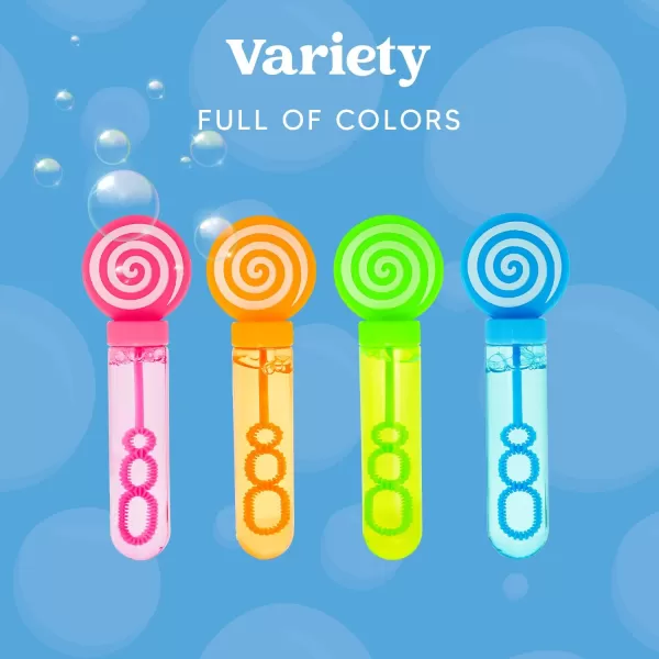 JOYIN 24 Pack Mini Bubble Wands for Themed Birthday Wedding Bubble Maker Toys for Kids Summer Gifts Bubbles Fun Toys
