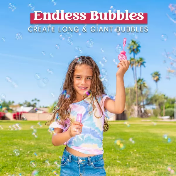 JOYIN 24 Pack Mini Bubble Wands for Themed Birthday Wedding Bubble Maker Toys for Kids Summer Gifts Bubbles Fun Toys