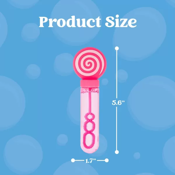 JOYIN 24 Pack Mini Bubble Wands for Themed Birthday Wedding Bubble Maker Toys for Kids Summer Gifts Bubbles Fun Toys