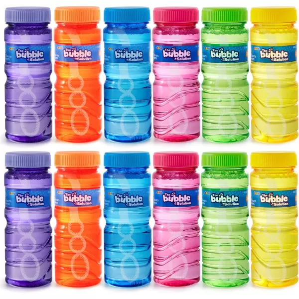 JOYIN 24 Pcs Bubble Bottles with Wand Assortment for Kids 4oz Blow Bubbles Solution Novelty Summer Toy Party Favors Birthday Outdoor ampamp Indoor Activity