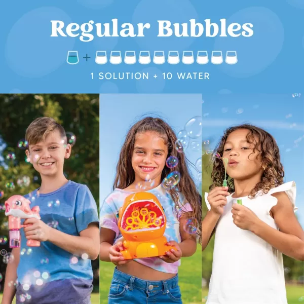 JOYIN 32 oz Bubble Solution Refills Close to 1L 25 Gallon Big Bubble Solution Bubble Concentrated for Easter Bubbles Bubble Machine Bubble Gun Bubble Wands Bubble Mower Bubble Juice RefillsPink