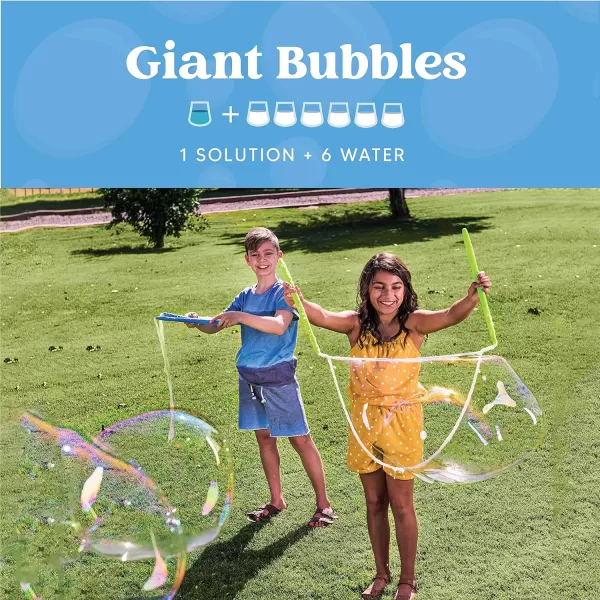 JOYIN 32 oz Bubble Solution Refills Close to 1L 25 Gallon Big Bubble Solution Bubble Concentrated for Easter Bubbles Bubble Machine Bubble Gun Bubble Wands Bubble Mower Bubble Juice RefillsBlue