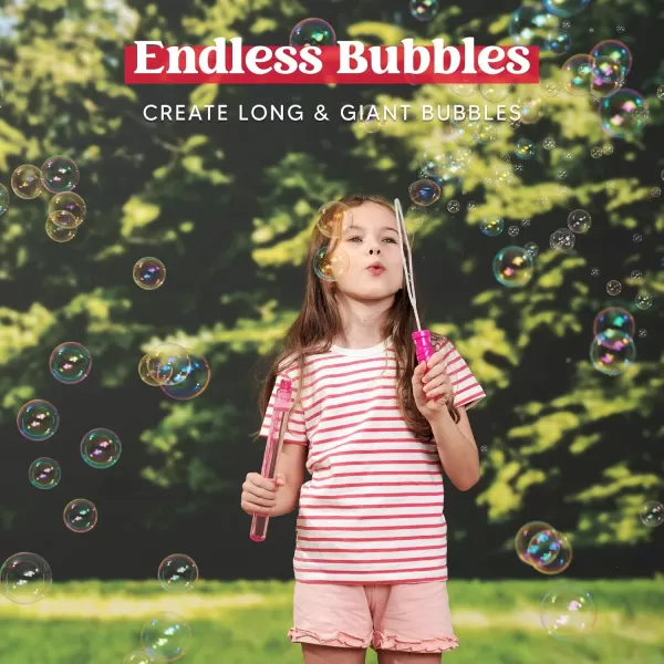 JOYIN 36 Pack 146 Big Bubble Wands Bulk Bubble Blower for Kids Bubble Blaster Party Favors Easter Birthday Summer Outdoor ampamp Indoor Activity