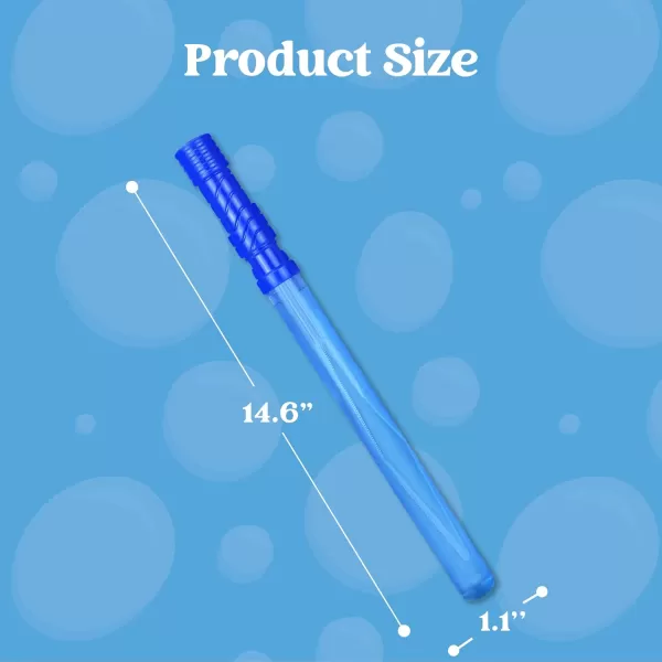 JOYIN 45 Packs Big Bubble Wand Set with Concentrated Bubble Solution Refills 146quot 9 Colors Giant Bubble Wands for Summer Toy Party Favors Kids Birthday Pool Indoor and Outdoor Activities