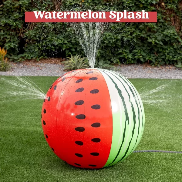 JOYIN Inflatable Sprinkler for Kids Huge Watermelon Jumbo Sprinkler 355 Water Sprinkler for Kids Outdoor Play Toddler Sprinkler for Kid Summer Water Party Backyard Outside Games Activities