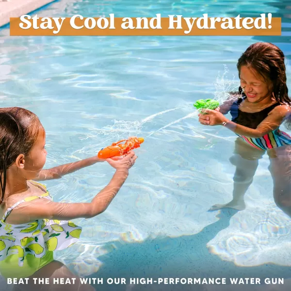 Sloosh 24 Packs Water Gun Party Favors Assorted Colors Mini Water Blasters Summer Squirt Soaker Water Fighting Beach Pool Toys for Kids