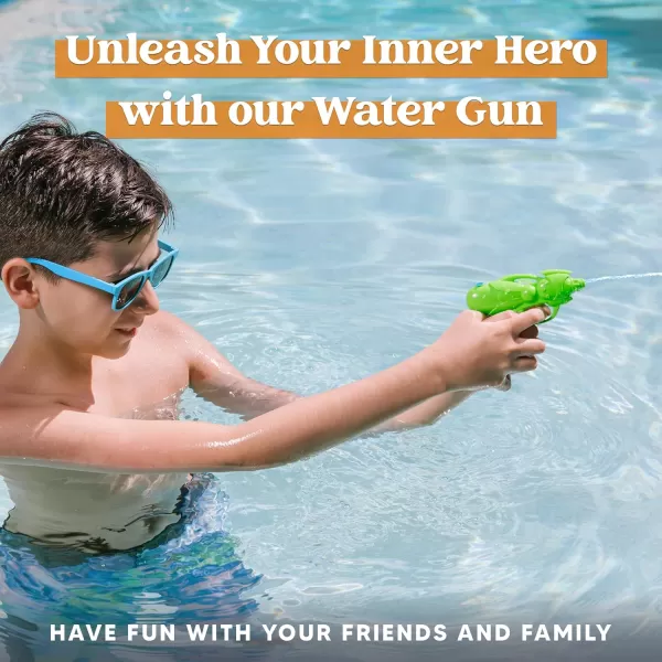 Sloosh 24 Packs Water Gun Party Favors Assorted Colors Mini Water Blasters Summer Squirt Soaker Water Fighting Beach Pool Toys for Kids