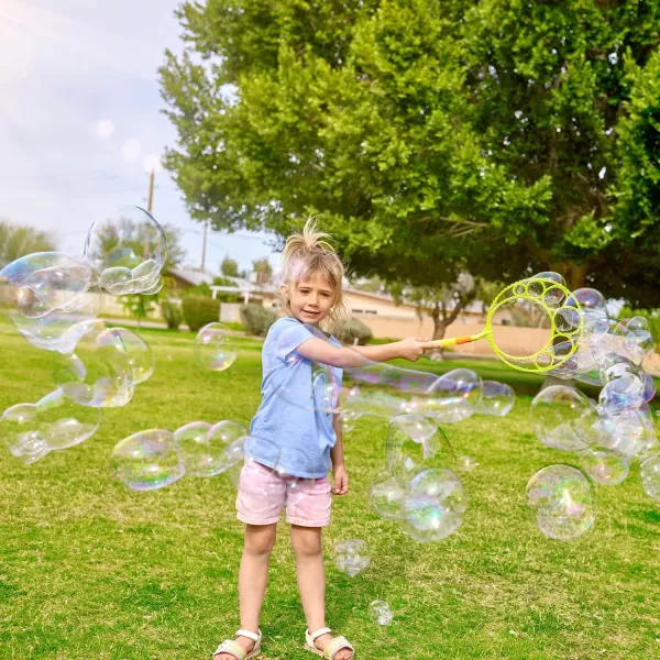 Sloosh 36 Packs Big Bubble Wands Set 20quot Giant Bubble Wand Toys with Tray Bulk Large Bubble Maker for Kids Adults Summer Toys Birthday Party Favors Outdoor ActivitiesClassic