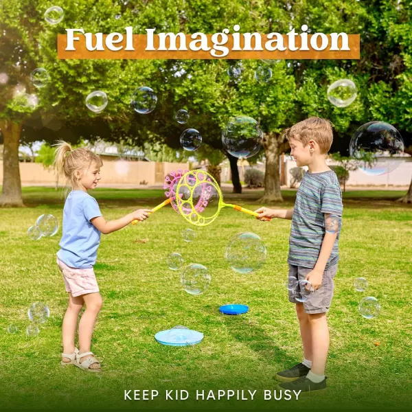 Sloosh 36 Packs Big Bubble Wands Set 20quot Giant Bubble Wand Toys with Tray Bulk Large Bubble Maker for Kids Adults Summer Toys Birthday Party Favors Outdoor ActivitiesClassic