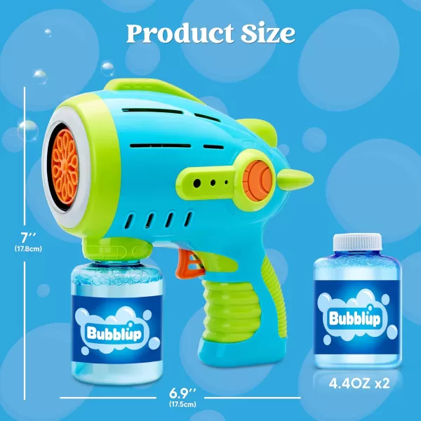 Sloosh Light Up Airship Bubble Guns for Kids Ages 48 with Bubble Refill Solution 10000 Bubbles 10 Holes Bubble Machine Gun for Toddlers Outdoor Toy Adults Summer Party Easter Gift