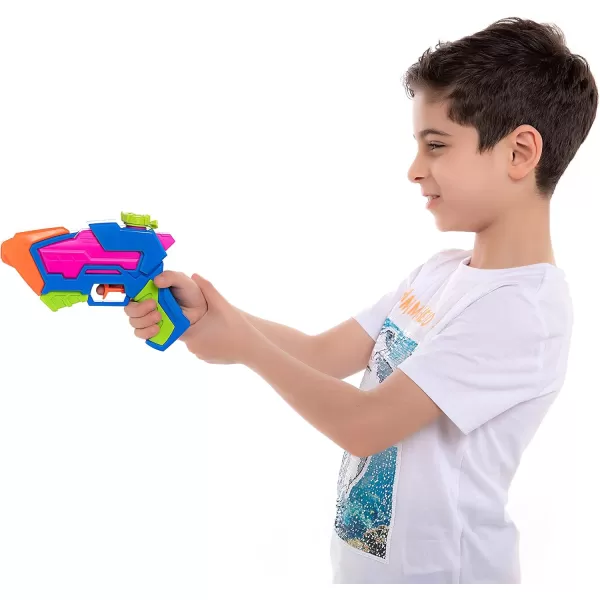 8 Pack Assorted Water Pistols Water Guns in 8 Colors Water Blaster Water Soaker Squirt Guns for Kids Summer Swimming Pool Beach Sand Outdoor Water Activity Fighting Play Toy