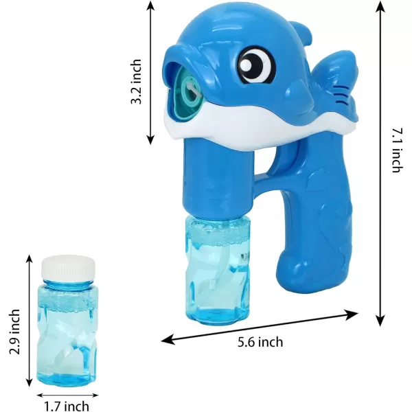 JOYIN 2 Bubble Guns Kit Whale Automatic Bubble Maker Blower Machine with 4 Bubble Solutions for Kids Bubble Blaster Summer Toy Birthday Outdoor ampamp Indoor Activity Easter Valentine Party FavorsYellowblue