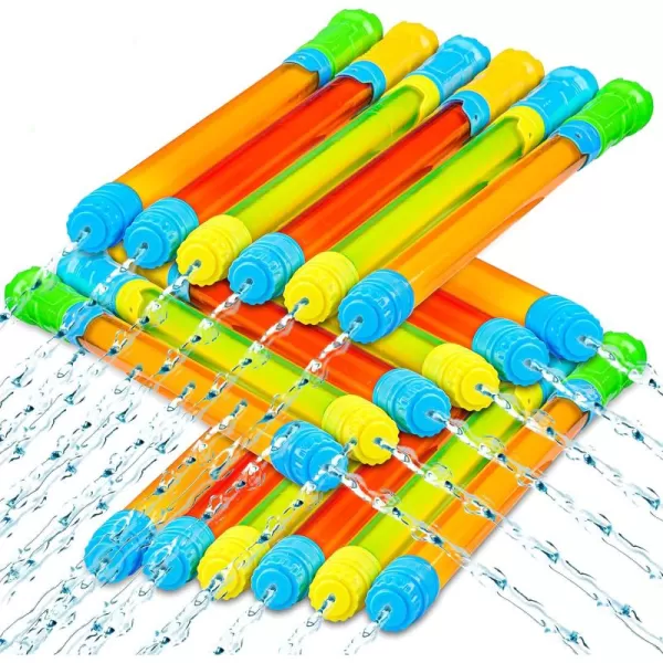 Sloosh 24 pcs Water Blaster Soaker Gun Water Squirter Water Soaker for Kids Summer Swimming Pool Beach Sand Outdoor Water Activity Fighting Play Toys165