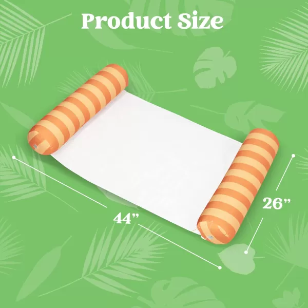 Sloosh 3 Pack Inflatable Pool Float Hammock Water Hammock Lounges MultiPurpose Swimming Pool Accessories Saddle Lounge Chair Hammock Drifter for Pool Lake Outdoor BeachOrangeGreenBlue