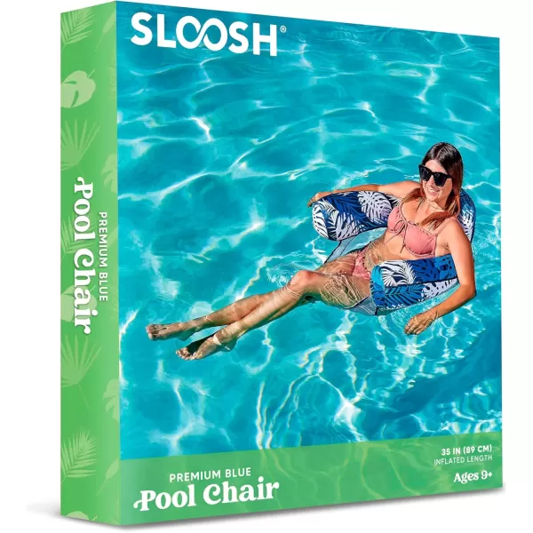 Sloosh Pool Floats Chairs AdultFloating Water Hammock ChairPlant Pattern Inflatable Pool Lounge Chairs for AdultsBlow up Pool Noodles Floats for Swimming Pool Party Summer Water Fun