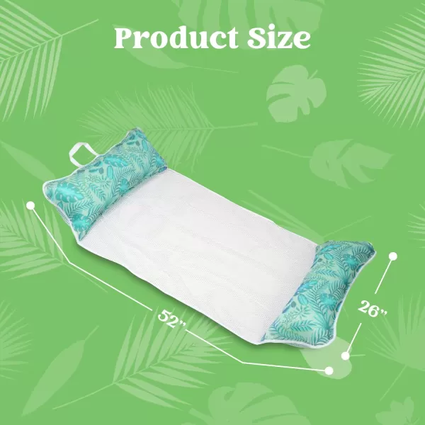 4in1 2 Pack Hammock Inflatable Pool Float Premium Swimming Pool Lounger Multi Purpose Pool Hammock Saddle Lounge Chair Hammock DrifterPool RaftLake Floats for Water FunCyan and Purple