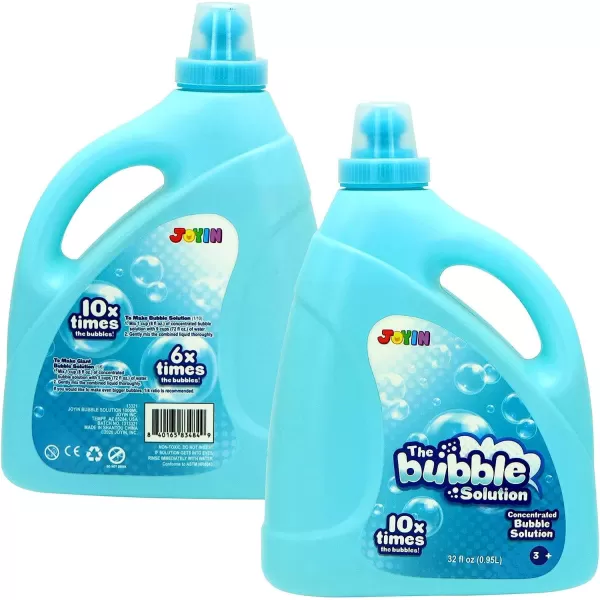 JOYIN Toy Bubble Solution Refill up to 25 Gallon Big Bubble Solution 32 Ounce Concentrated Solution for Bubble Machine Gun Wand Toys Outdoor ampamp Indoor Activity