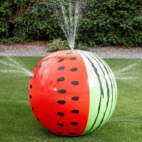 JOYIN Inflatable Sprinkler for Kids Huge Watermelon Jumbo Sprinkler 355 Water Sprinkler for Kids Outdoor Play Toddler Sprinkler for Kid Summer Water Party Backyard Outside Games Activities
