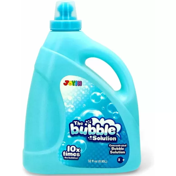 JOYIN Toy Bubble Solution Refill up to 25 Gallon Big Bubble Solution 32 Ounce Concentrated Solution for Bubble Machine Gun Wand Toys Outdoor ampamp Indoor Activity
