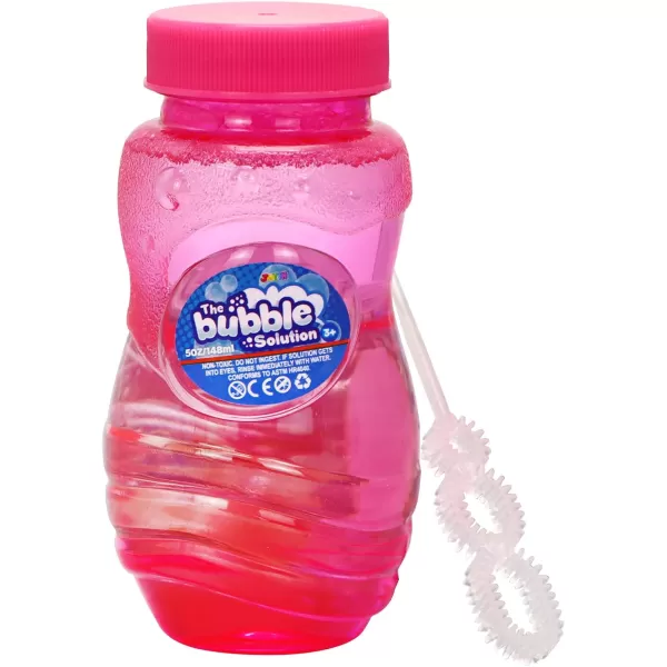 JOYIN Bubbles Bottle 12 Pack 5 oz Party Favor for Kids Bulk Bubble Solution Blowing Wand 2 Dozen Party Supplies Outdoor Toys Wedding Party Summer Celebration Birthday Fun Gift