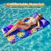 imageSloosh Inflatable Pool Floats Lounge  XL Fabric Covered Pool Mat Floaties for Adults Ultra Comfort Water Floating Lounger with Headrest for Beach Lake Swimming Pool Sun Tanning Float Raft 72quotX34quot
