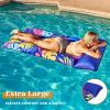 imageSloosh Inflatable Pool Floats Lounge  XL Fabric Covered Pool Mat Floaties for Adults Ultra Comfort Water Floating Lounger with Headrest for Beach Lake Swimming Pool Sun Tanning Float Raft 72quotX34quot