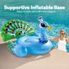 imageJOYIN Inflatable Peacock Pool Float  Giant Peacock Fun Beach Floaties Pool Party Decorations Adult Size Inflatable Animal Summer Swim Pool Raft Toys Lounge for Adults ampamp KidsBlue Peacock