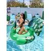 imageJOYIN Inflatable Peacock Pool Float  Giant Peacock Fun Beach Floaties Pool Party Decorations Adult Size Inflatable Animal Summer Swim Pool Raft Toys Lounge for Adults ampamp KidsGreen Peacock