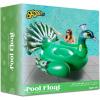 imageJOYIN Inflatable Peacock Pool Float  Giant Peacock Fun Beach Floaties Pool Party Decorations Adult Size Inflatable Animal Summer Swim Pool Raft Toys Lounge for Adults ampamp KidsGreen Peacock