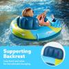 imageSLOOSH Inflatable River Tubes Float  Heavy Duty Pool Tube Floats for Adults FloatingBlue