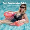 imageSLOOSH Pool Floats Noodle Chair3 Packs Inflatable Pool Noodle Sling Floatie Swimming Party Floating Chair Floats for Adult Summer Water BeachLeaves Design