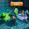 imageSloosh 2Pack Inflatable Dinosaur ampamp Peacock Pool Floats Set Fun Beach Floaties for Swim Party Decorations Toys Inflatable Island Summer Pool Raft Lounge Ride On for Adults Kids