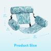 imageSloosh Pool Floats Chairs AdultInflatable Pool LoungePlant Pattern Floating Mat HammockBlow up Water Chairs Noodles rafts for Party Summer Water Beach FunTropical leaves