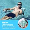 imageSloosh Pool Floats Chairs AdultInflatable Pool LoungePlant Pattern Floating Mat HammockBlow up Water Chairs Noodles rafts for Party Summer Water Beach FunTropical leaves