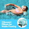 imageSloosh Pool Floats Chairs AdultInflatable Pool LoungePlant Pattern Floating Mat HammockBlow up Water Chairs Noodles rafts for Party Summer Water Beach FunTropical leaves