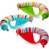 imageSLOOSH Inflatable Pool Noodle Chair 3 Packs Stripes Design Pool Floats Noodle Sling Floatie Swimming Party Floating Chair for Adult Party Summer Water FunStripe