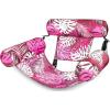 imageSloosh Pool Floats Chairs AdultInflatable Pool LoungePlant Pattern Floating Mat HammockBlow up Water Chairs Noodles rafts for Party Summer Water Beach FunPink leaves