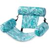 imageSloosh Pool Floats Chairs AdultInflatable Pool LoungePlant Pattern Floating Mat HammockBlow up Water Chairs Noodles rafts for Party Summer Water Beach FunTropical leaves