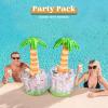 imageJOYIN 2 Packs Inflatable Palm Tree Cooler 315quot Hawaiian Inflatable Cooler Palm Tree Decor Party Decoration Party Supplies for Pool Party Luau Party and Hawaiian Party